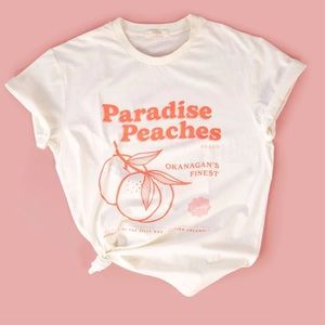 NWOT Jilly Box Paradise Peaches Tee